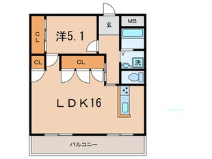 王子公園ハイムの物件間取画像